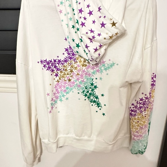 Lauren Moshi Star Print Hoodie - Picture 3 of 7